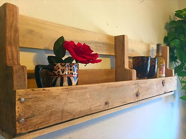 pallet decorative wall shelf ideas