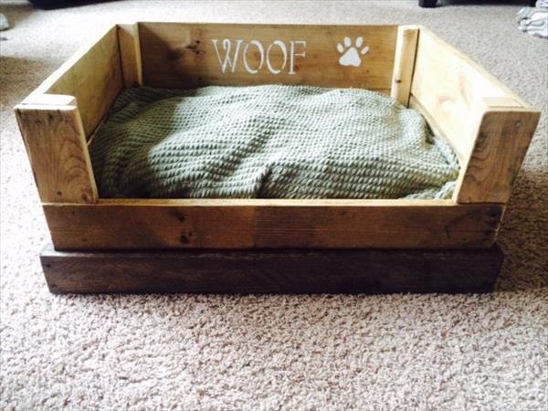 DIY Reclaimed Wooden Pallet Dog Bed Plans – Pallet Tips