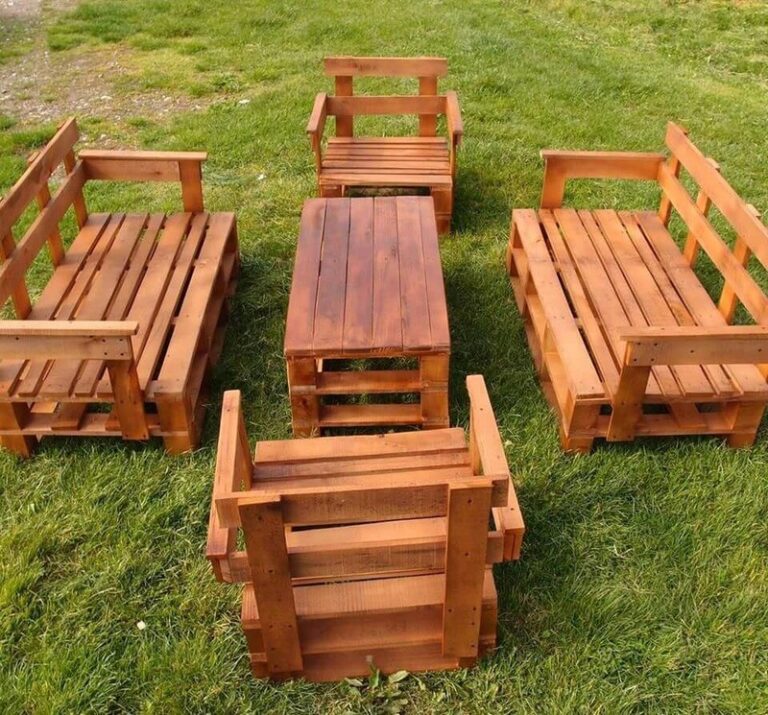 50 Stunning Ideas for Pallets Made Outdoor Furniture – Pallet Tips